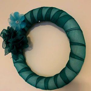 Custom Made Wreath, Jade Green
